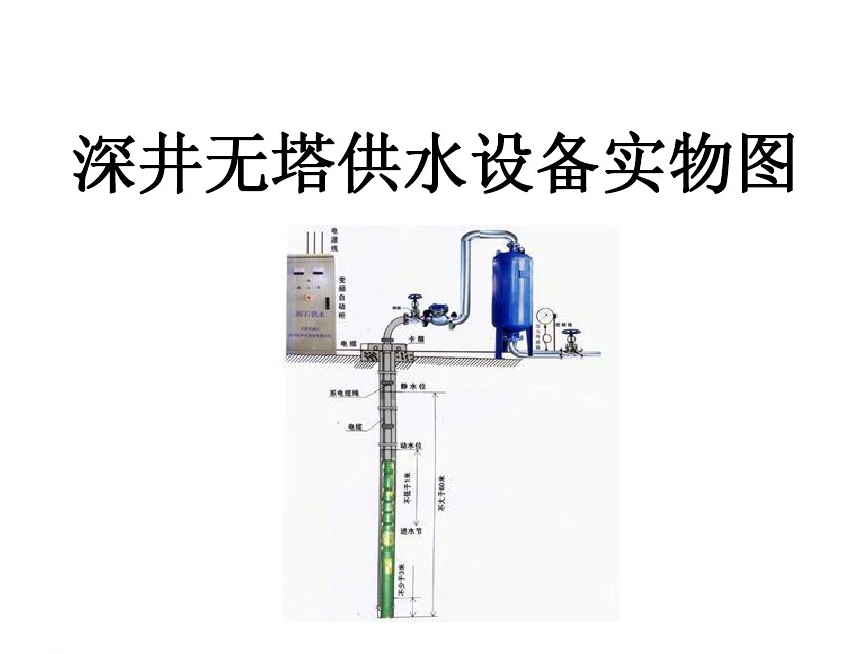 榆树市井泵无塔式供水设备